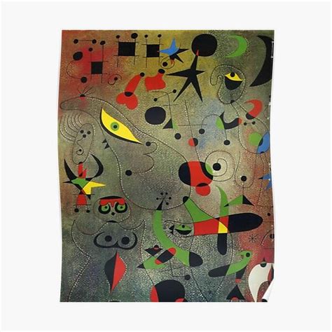Joan Miro Constellation Awakening At Dawn Surrealism Figurative Art
