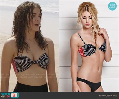 WornOnTV Callies Printed Bikini Top On The Fosters Maia Mitchell Clothes And Wardrobe From TV
