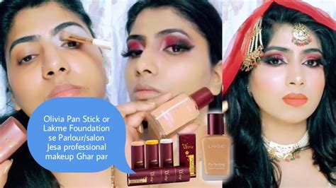 Olivia Pan Stick Or Lakme Foundation Se Aisa Bridal Makeup Dekh Kar Ho