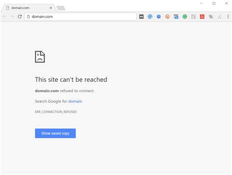 How To Fix The Err Connection Refused Error In Chrome Tips