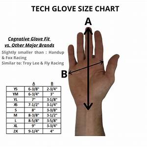 Glove Size Chart Cognative Mtb