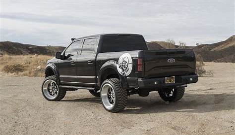 black lifted ford f150