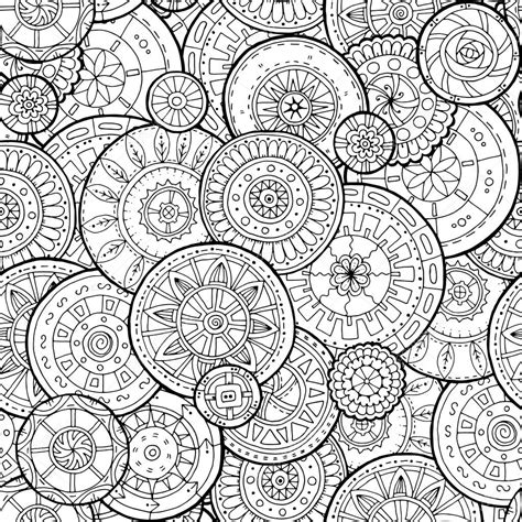 Dibujos de Mandalas Grandes para Imprimir y Colorear