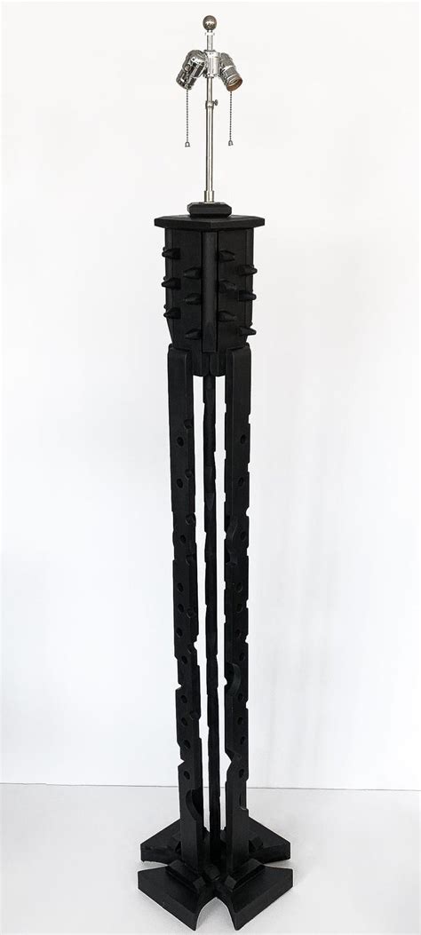 Check spelling or type a new query. Nevelson Style Black Painted Wood Assemblage Floor Lamp ...