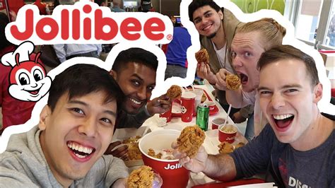Americans Eat Jollibee Filipino Food Taste Test Luisyoutube Youtube