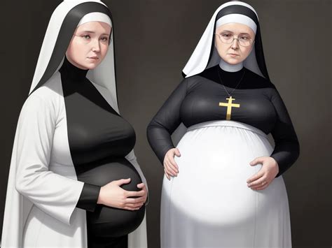1920x1080 Converter Pregnant Nun With Large Belly