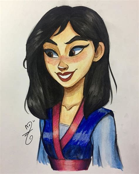 Maureen Narro On Instagram Mulan Disney Drawings Disney Princess