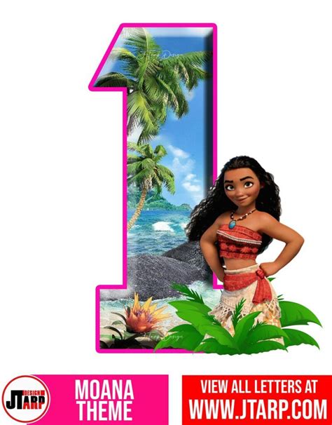 Moana Alphabet Letters And Numbers Free Printable Printable In 2022