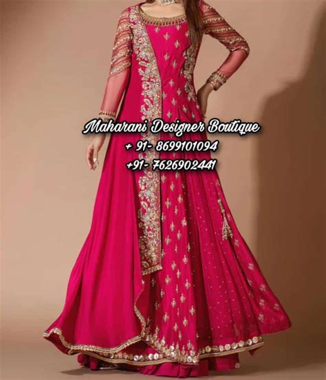 Punjabi Suit Design Neck Maharani Designer Boutique