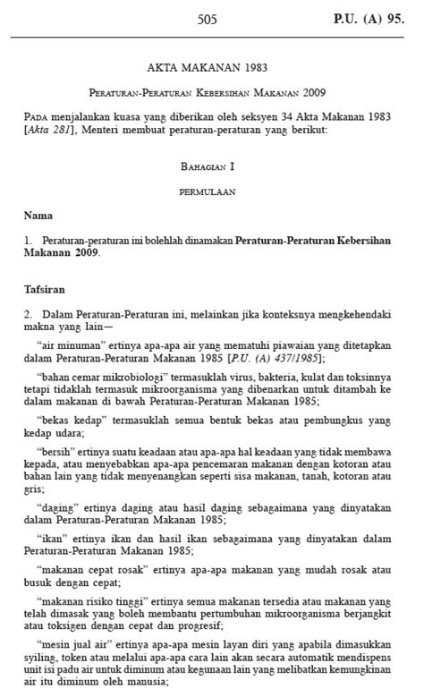 Berikut adalah senarai akta utama yang digubal oleh parlimen malaysia. By: Hamzah B. Ahmad : AKTA MAKANAN 1983 @ PERATURAN ...
