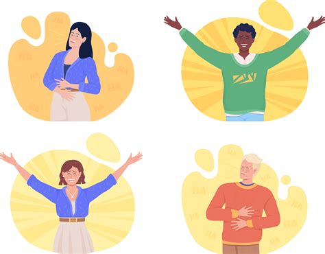 Premium Positive Emotions Illustration Pack From People Illustrations
