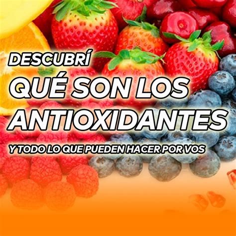 ¿qué Son Los Antioxidantes Alimentación Adaptativa Natural