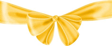 Ruban jaune png, tube - Yellow ribbon, bow png - Moño png image