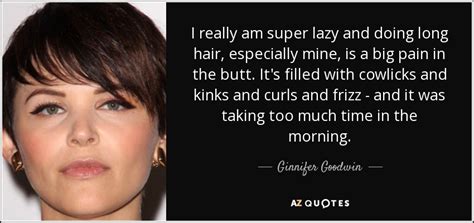 We provide easy how to style tips as well as letting you know this short and versatile hairdo is tapered into the back and sides while the top length is left long enough to be worn. Ginnifer Goodwin quote: I really am super lazy and doing ...