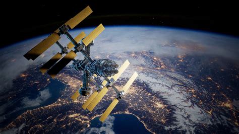 Space Station Above Earth