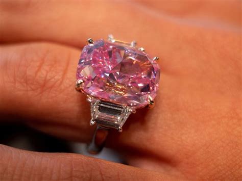 Rare Pink Diamond Set To Fetch Over 35 Million In Auction To Be