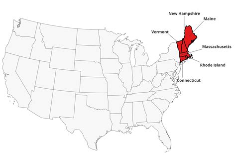 Which States Are Part Of New England Geography Realm