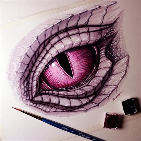 Dragon Eye Painting By Lethalchris On Deviantart