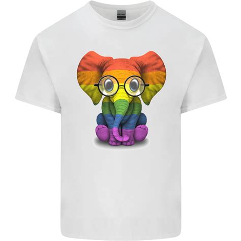 Lgbt Elefant Gay Pride Tag Bewusstsein Kinder Maglietta Kinder Ebay
