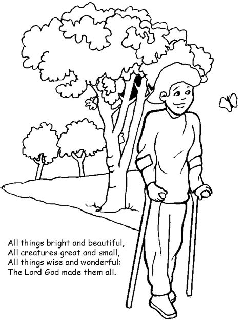 Disabled Person #38 (Characters) – Printable coloring pages
