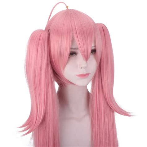Ktip Up Tensei Shitara Slime Datta Ken Cosplay Wigs Milim Nava Wig Pink