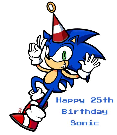Happy 25th B Day Sonic By Duckydeathly On Deviantart