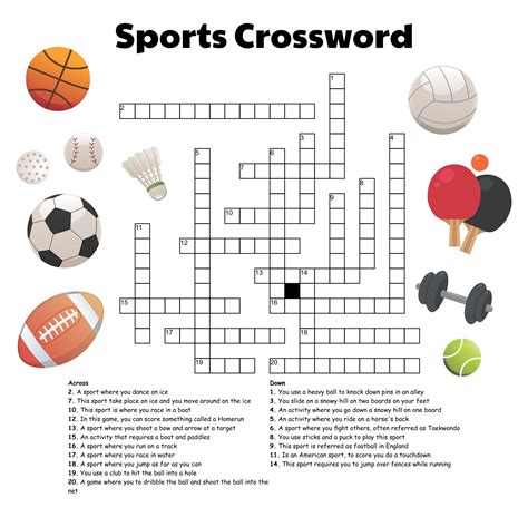 10 Best Sport Crossword Printable