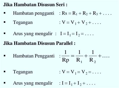 Rumus Rangkaian Ac