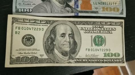 Comparing New And Old 100 Dollar Bill Youtube