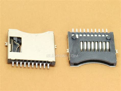 Micro Sd Card Socket Push In Pull Out 6174 Sunrom Electronics