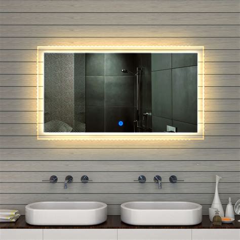 Lesen sie unsere aktualisierte liste, um das ranking der besten badezimmer lampe. Badspiegel LED mit Touch-Schalter 135x75cm Badezimmer Spiegel