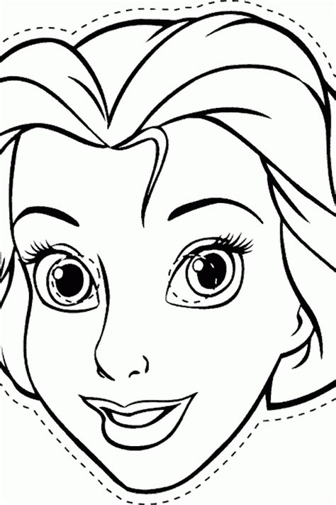 Free printable disney belle coloring pages. Disney Princess Belle Coloring Pages - Coloring Home