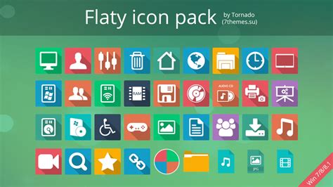 Windows 7 Flat Icon Pack