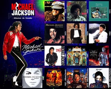 P Ster Car Tulas Discograf A Albumes Estudio Michael Jackson