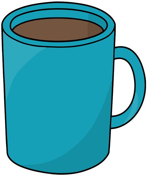 Blue Coffee Cup Full Of Coffee Clipart Free Download Transparent Png