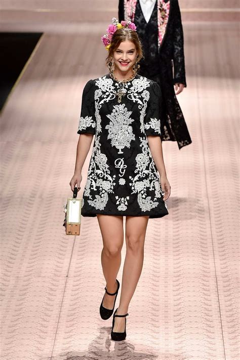 Barbara Palvin walks the runway for Dolce & Gabbana Fashion Show