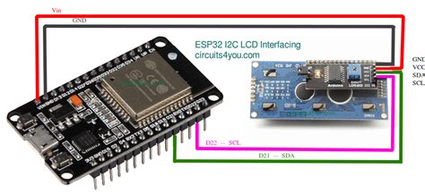 Esp8266 Or Esp32 I2c Lcd Display Interface