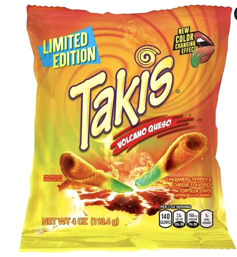 Takis Volcano Queso 4oz Grocery And Gourmet Foods