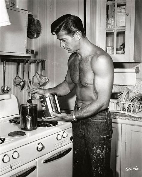 George Nader 1958 ~ They Even Had Hollywood Hunks Back Then Shirtless Celebrities Movie Stars