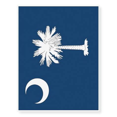 Patriotic Temporary Tattoos Flag Of South Carolina In 2020