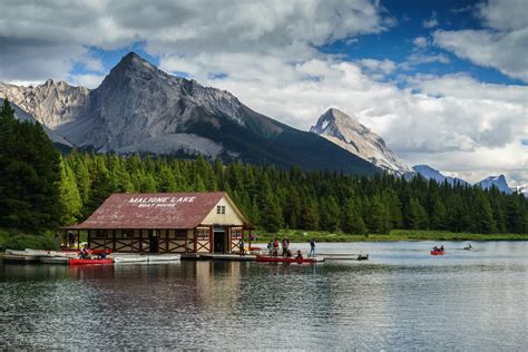 The Boat House Maligne Lake Jasper National Park Alberta Flickr