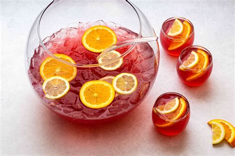 Sparkling Cranberry Punch Non Alcoholic Drink Recipe