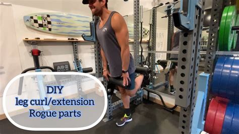 Diy Leg Extension Curl Using Rogue Parts Home Gym Youtube