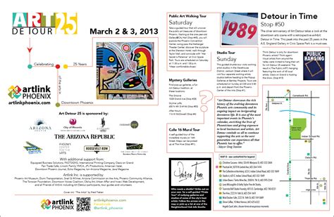 The Art Detour 25 Map Is Here Artlink Inc The Home For Phoenix