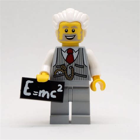 Albert Einstein Exclusive Lego Minifigure Etsy