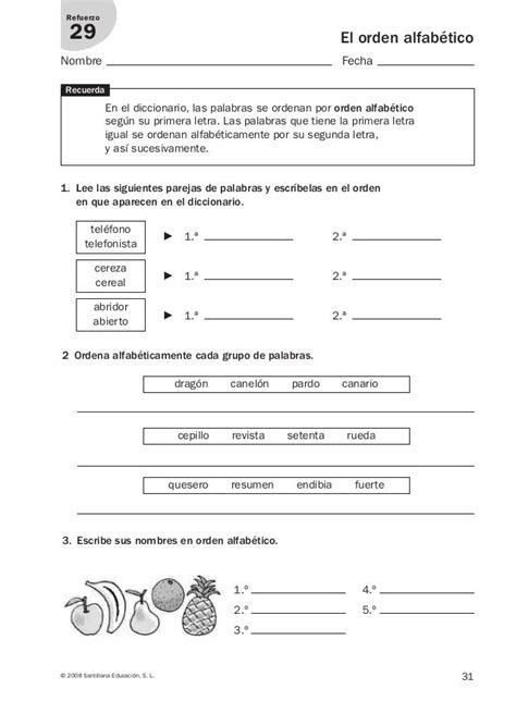 Lengua Repaso Y Ampliación 3º Primaria Santillana Elementary Spanish