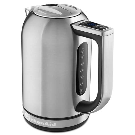 Kitchenaid Brushed Stainless Steel 7 Cup Electric Tea Kettle At