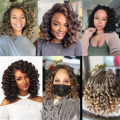 Ocean Wave Crochet Hair 9 Inch Deep Wave Crochet Hair For Black Women