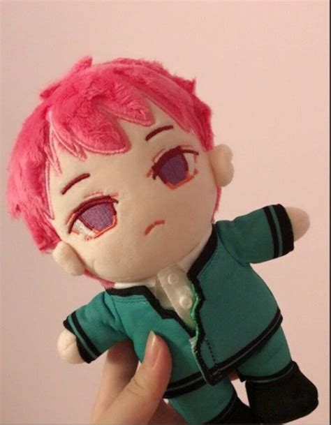 Saiki K Anime Plush Cute Kawaii Anime Plushie Handmade Etsy