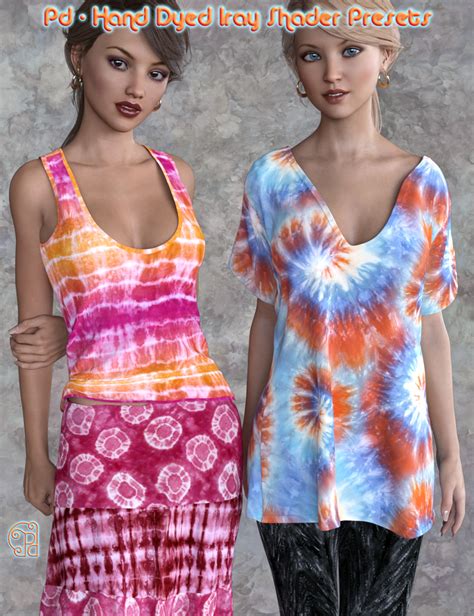 Pd Hand Dyed Iray Shader Presets Daz 3d